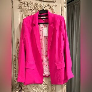 Skies Are Blue Hot Pink Blazer Like New